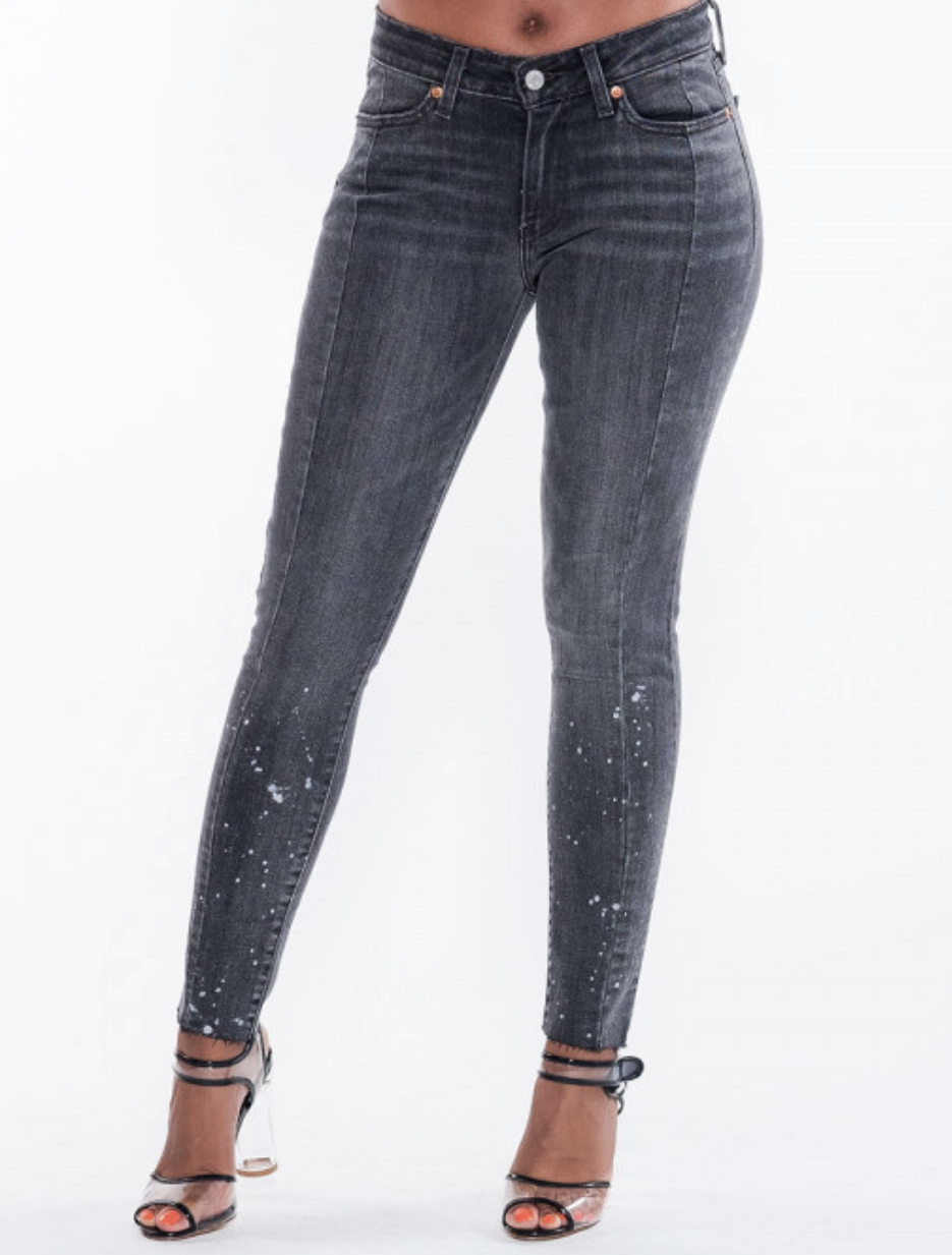 levi's 711 skinny altered